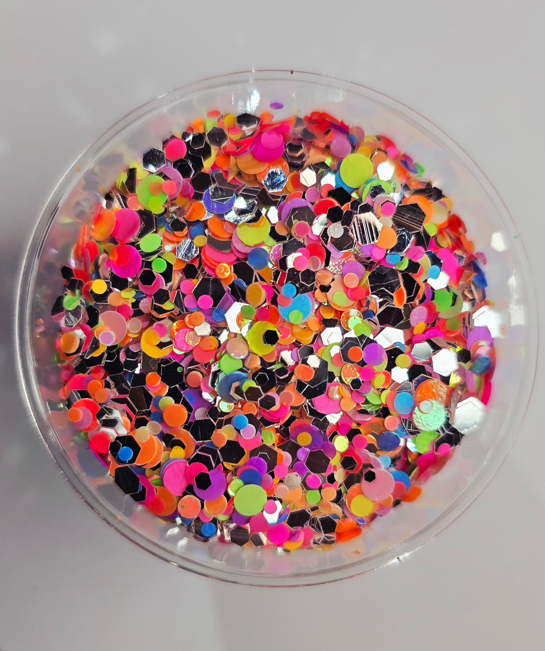 Colorful Silver Glitters
